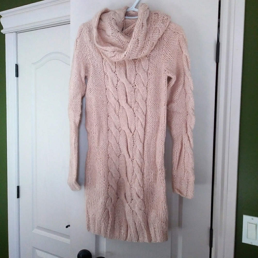 Thick sweater dress